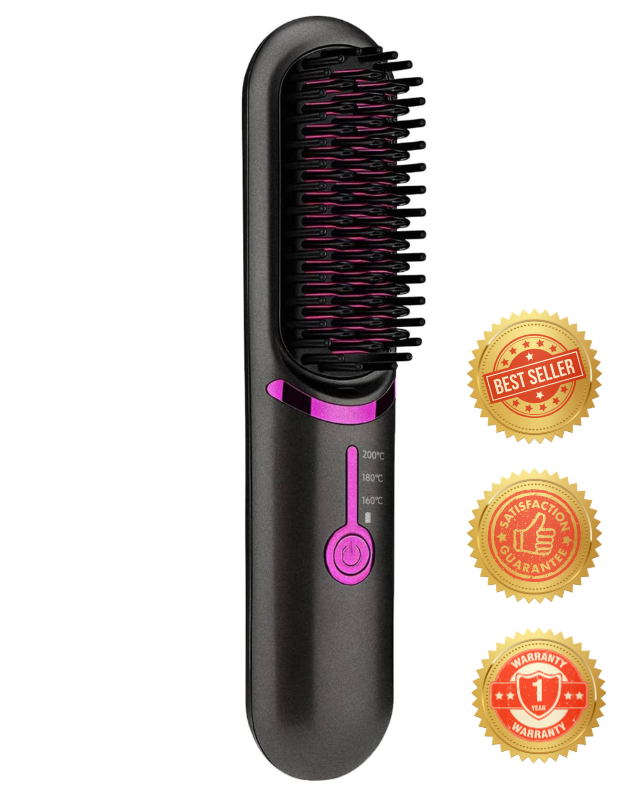 Portable Hair Straightening Brush