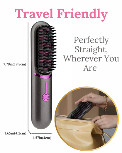 Portable Hair Straightening Brush