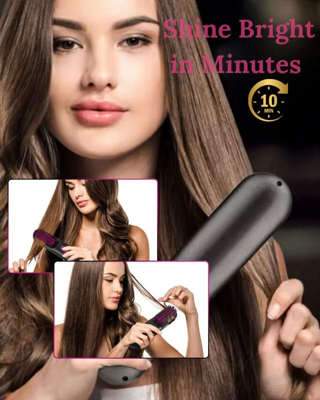 Portable Hair Straightening Brush